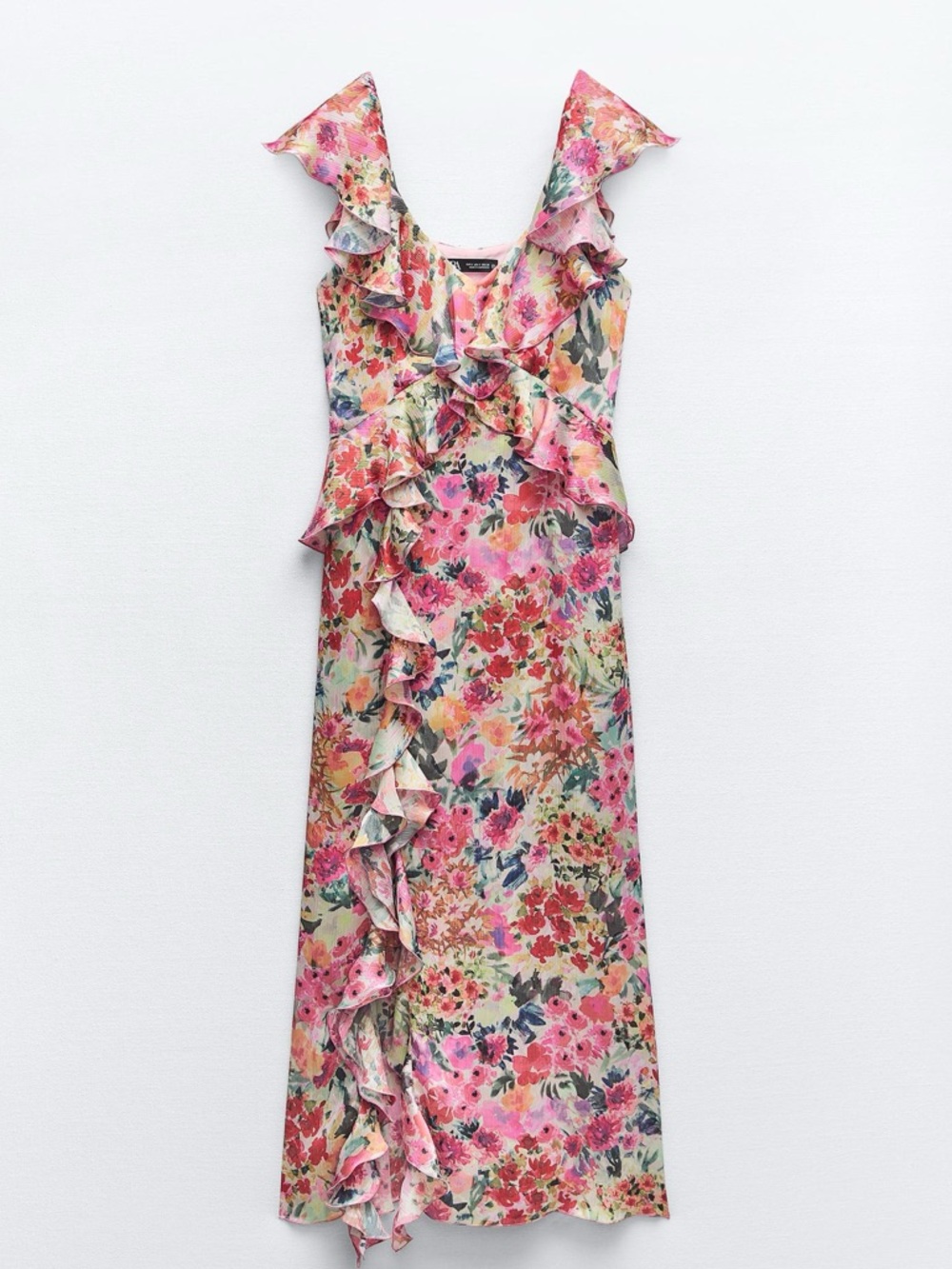 NWT Floral Ruffle Dress
